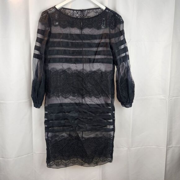 RED VALENTINO silk lace dress size 4 in EUC